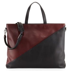 Time’s Arrow Infinite Colorblock Leather Satchel Bag